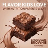 image:imageOrgain Kids Dairy Protein Powder Shake Mix Vanilla Bean Ice Cream  8g GrassFed Dairy Protein 4g Fiber 22 Vitamins amp Minerals Gluten Free No Soy Ingredients Adds Nutrients to Kids Snacks 1lbChocolate Brownie