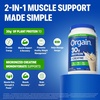 image:imageOrgain Organic 30g Vegan Plant Protein Powder Vanilla 9g EAAs  BCAAs High Plant Protein 4g Prebiotic  Fiber 1g Sugar PreWorkout Muscle Support  Recovery  201lb Packaging May VaryVanilla  Creatine