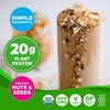 image:imageOrgain Organic Simple Vegan Protein Powder Vanilla  20g Plant Based Protein Made with less Ingredients No Artificial Sweeteners Gluten Free No Dairy or Lactose 125 lb Packaging May VaryPeanut Butter