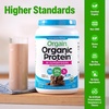 image:imageOrgain Organic Vegan Protein  50 Superfoods Powder Vanilla Bean  21g Plant Based Protein 8g Prebiotic Fiber No Lactose Ingredients Gluten Free No Added Sugar NonGMO 202 lbCreamy Chocolate Fudge