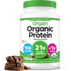 image:imageOrgain Organic Vegan Protein Powder Cookies amp Cream  21g Plant Based Protein 7g Prebiotic Fiber Low Net Carb No Lactose Ingredients No Added Sugar NonGMO For Shakes amp Smoothies 203 lbCreamy Chocolate Fudge