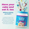 image:imageOrgain Organic Vegan Protein Powder Cookies amp Cream  21g Plant Based Protein 7g Prebiotic Fiber Low Net Carb No Lactose Ingredients No Added Sugar NonGMO For Shakes amp Smoothies 203 lbBirthday Cake