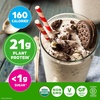 image:imageOrgain Organic Vegan Protein Powder Cookies amp Cream  21g Plant Based Protein 7g Prebiotic Fiber Low Net Carb No Lactose Ingredients No Added Sugar NonGMO For Shakes amp Smoothies 203 lbCookies  Cream