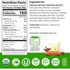 image:imageOrgain X Justins  Organic Vegan Nut Butter Protein Powder Chocolate Peanut Butter 20g Plant Protein 1g Sugar Gluten Free No Dairy Soy Ingredients or Artificial Flavors 117 lbVanilla Almond Butter