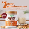 image:imageOrgain X Justins  Organic Vegan Nut Butter Protein Powder Chocolate Peanut Butter 20g Plant Protein 1g Sugar Gluten Free No Dairy Soy Ingredients or Artificial Flavors 117 lbPeanut Butter