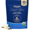 image:imageOrgain Organic Vegan Perfect Blend Protein Powder 20g Clean Plant Protein 6 Ingredients lt1g Sugar Gluten Free NonGMO No Artificial Flavors Stevia Extract Dairy or Soy Ingredients VanillaVanilla