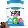 image:imageOrgain Organic Vegan Protein  50 Superfoods Powder Creamy Chocolate Fudge  21g Plant Based Protein 10g Prebiotic Fiber No Lactose Ingredients Gluten Free No Added Sugar NonGMO 112 lbCreamy Chocolate Fudge