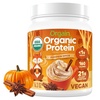 image:imageOrgain Organic Vegan Protein Powder Pumpkin Spice Seasonal Flavor  21g of Plant Protein 5g Prebiotic Fiber No Lactose Ingredients No Added Sugar NonGMO For Shakes amp Smoothies 102 lb