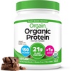 image:imageOrgain Organic Vegan Protein Powder Vanilla Bean  21g Plant Based Protein 4g Prebiotic Fiber No Lactose Ingredients No Added Sugar NonGMO For Shakes amp Smoothies 102 lb Packaging May VaryCreamy Chocolate Fudge