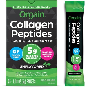 image:imageOrgain Hydrolyzed Collagen Peptides Powder For Women amp Men 20g Grass Fed Collagen Unflavored  Hair Skin Nail amp Joint Support Supplement Paleo amp Keto NonGMO Type I and III 1lbUnflavored