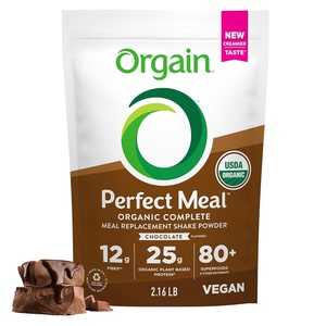 image:imageOrgain Perfect Meal Organic Vegan Meal Replacement Protein Powder Vanilla  25g Plant Based Protein 80 Superfoods 1B Probiotics amp 10g Fiber Adaptogens amp Ashwagandha  216lbChocolate