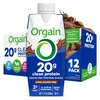 image:imageOrgain Clean Protein Shake Grass Fed Dairy Creamy Chocolate Fudge  20g Whey High Protein Kosher Ready to Drink Low Net Carbs Gluten Free No Soy Ingredients 11 Fl Oz Pack of 12Chocolate Fudge