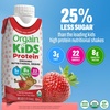 image:imageOrgain Organic Kids Nutritional Dairy Protein Shakes Fruity Cereal Healthy Kids Snacks 8g GrassFed Protein 3g Fiber 22 Vitamins amp Minerals No Soy Ingredients NonGMO 825 Fl Oz Pack of 12Strawberry