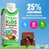 image:imageOrgain Organic Kids Protein Nutritional Shake Chocolate  8g of Protein 22 Vitamins amp Minerals Fruits amp Vegetables Gluten Free Soy Free NonGMO 825 Fl Oz Pack of 4Chocolate