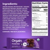 image:imageOrgain Organic Vegan Protein Snack Bars Chocolate Chip Cookie Dough  10g PlantBased Protein 5g Sugar No Dairy or Soy Ingredients Gluten Free NonGMO 141 oz Pack of 12 Packaging May VaryChocolate Brownie