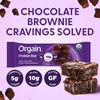 image:imageOrgain Organic Vegan Protein Snack Bars Chocolate Chip Cookie Dough  10g PlantBased Protein 5g Sugar No Dairy or Soy Ingredients Gluten Free NonGMO 141 oz Pack of 12 Packaging May VaryChocolate Brownie