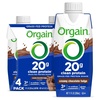 image:imageOrgain Clean Protein Shake Grass Fed Dairy Creamy Chocolate Fudge  20g Whey High Protein Kosher Ready to Drink Low Net Carbs Gluten Free No Soy Ingredients 11 Fl Oz Pack of 12Chocolate Fudge