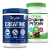 image:imageOrgain Creatine Monohydrate Powder 1764 Oz 100 Servings amp Organic Vegan Chocolate Fudge Protein Powder 203 lb Bundle  PlantBased Protein amp Muscle Support