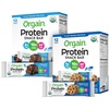 image:imageOrgain Organic Vegan Protein Bars Bundle  Chocolate Chip Cookie Dough amp Chocolate Brownie  10g Plant Based Protein Gluten Free NonGMO  141 Oz 2 Pack of 12Chocolate Chip Cookie Dough  Chocolate Brownie