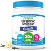 image:imageOrgain Organic Vegan Protein Powder  Oat Milk Vanilla Bean  20g Plant Based Protein Gluten Free No Dairy Soy or Lactose Ingredients Low Sugar NonGMO Kosher For Shakes amp Smoothies  105lbVanilla