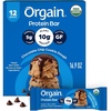 image:imageOrgain Organic Vegan Protein Snack Bars Chocolate Chip Cookie Dough  10g PlantBased Protein 5g Sugar No Dairy or Soy Ingredients Gluten Free NonGMO 141 oz Pack of 12 Packaging May VaryChocolate Chip Cookie Dough