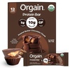 image:imageOrgain Organic Vegan Protein Snack Bars Chocolate Chip Cookie Dough  10g PlantBased Protein 5g Sugar No Dairy or Soy Ingredients Gluten Free NonGMO 141 oz Pack of 12 Packaging May VaryPeanut Butter Chocolate Chunk