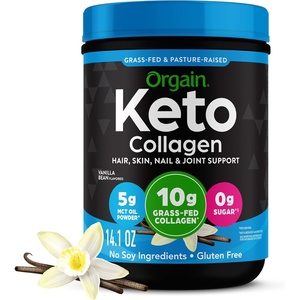 image:imageOrgain Keto Collagen Protein Powder Chocolate  10g Grass Fed Hydrolyzed Collagen Peptides for Women amp Men Type I amp III 5g MCT Oil  Hair Skin Nail amp Joint Support NonGMO Gluten Free  088lbVanilla