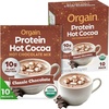 image:imageOrgain Organic Vegan 10g Protein Hot Cocoa Mix Chocolate 078 oz 10 Pack